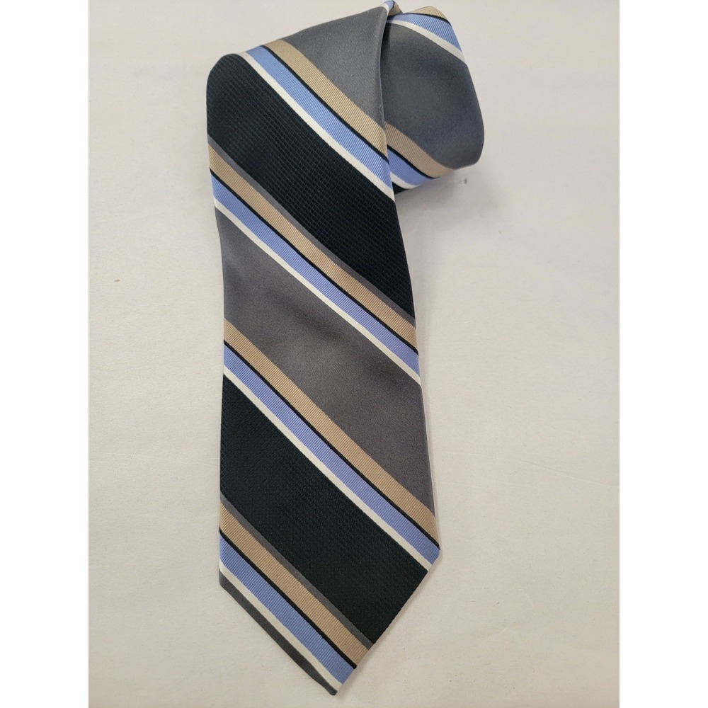 Robert Talbott Nordstrom "Best of Class" Tie Striped- Black/Gray/Blue/Brown